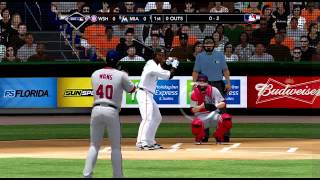 MLB 2K12 國民 王建民 VS 馬林魚 JOHNSON