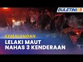 KEMALANGAN | Seorang Maut Dalam Nahas Tiga Kenderaan