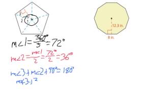 Geometry 10.3 Areas of Regular Polygons