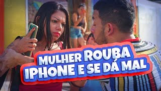 TRETA: Mulher ROUBA Iphone mas é desmascarada