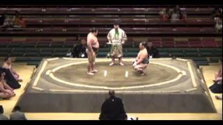 Haruzakura vs Notozakura Day 1 Sumo Natsu Basho May 2014