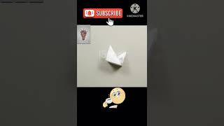 folded paper boat #shorts #origami #papercraft #paper
