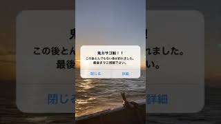 鬼カサゴ船で見た事がない魚が釣れた。