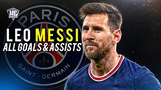 Lionel Messi All Goals & Assists For PSG - (HD)