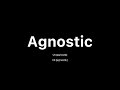 How to Pronounce Agnostic: 🇺🇸 American English vs. 🇬🇧 British English