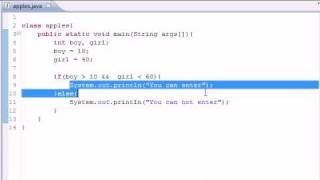 Java Programming Tutorial - 11 - Logical Operators.flv