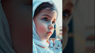 Some cute Muslim kids of the world in Makkah 🥰🥰#cutebabies #babyshorts #islamicstatus #islamicbabyai