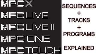 Mpc Sequences, Tracks and Programs Explained