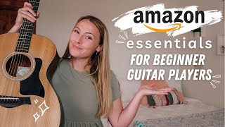 Amazon Essentials for Beginner Guitar Players: affordable capos, picks, straps, strings & more!