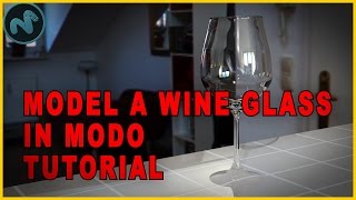 How To Model A Wine Glass In Modo - 3D Modeling Tutorial