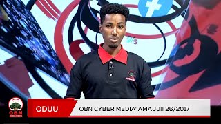 Oduu 'OBN Cyber Media' Amajjii 26/2017