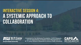 A Systemic Approach to Collaboration (McKenna interactive session 4)