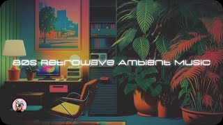 80s Retrowave Study Music / Cozy Office Desk