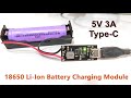 Type-C 5V 3A 3.7V 18650 Lithium Ion Battery Charging Module | Fast charging | POWER-GEN