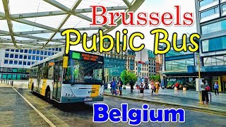 Brussels Public Bus Ride - De Lijn - Belgium