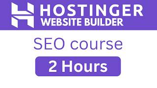 SEO for Hostinger Website Builder – Full Course