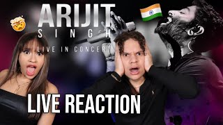 We WATCHED HIM LIVE! Waleska & Efra react to ARIJIT SINGH LIVE for the first time | LIVE REACTION!!!