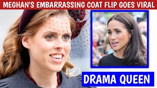 Meghan FURIOUS As Princess Beatrice Publicly MOCKS Her Constant Coat Flipping During Christmas Walk.