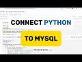 Connect Python to MySQL Using SQLAlchemy & Pandas (Insert, Select, Upsert)
