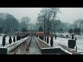 Nishat Garden Srinagar After snowfall