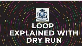 While loop output based dry run