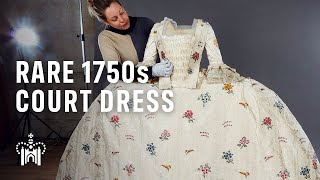 The Extravagance of 1700s Court Dresses | The Spitalfields Mantua Dress