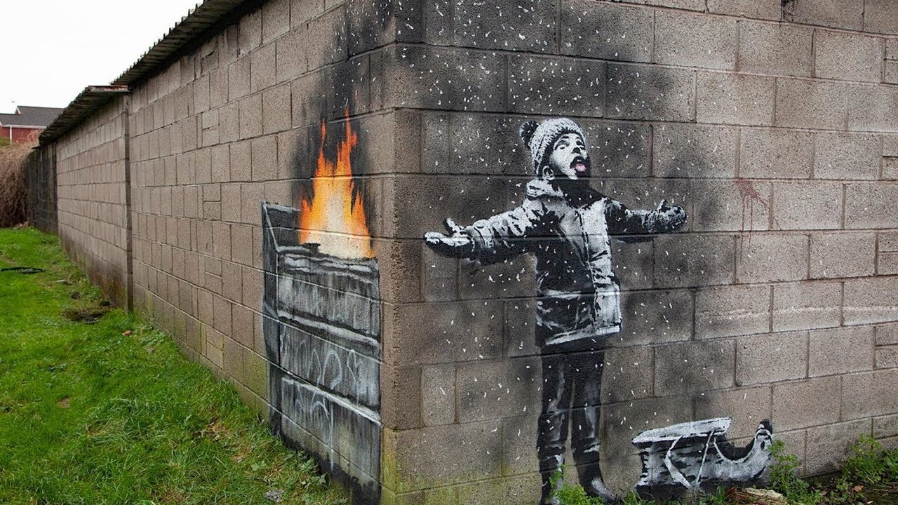 Banksy's Street Art - YouTube