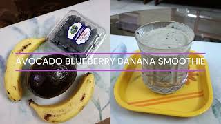 Avocado Blueberry Banana Smoothie Recipe