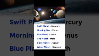 Solar System/ Planets Name/ Amazing Facts about Solar System