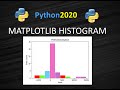 Python Matplotlib Create Histogram | Python Code for Histogram | Python Bar chart matplotlib
