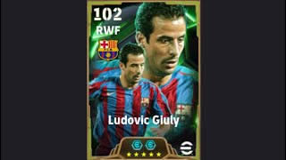 Ludovic Giuly 102 Player Progression in Efootball 2024