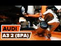 Hvordan bytte bak bremsecaliper der på AUDI A3 2 (8PA) [AUTODOC-VIDEOLEKSJONER]