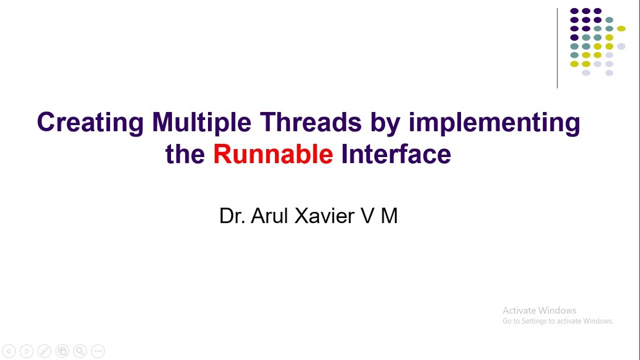 Creating Multiple Threads Using Runnable Interface In Java - YouTube