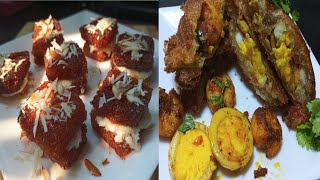 బ్రెడ్ తో స్వీట్ అండ్ హాట్ స్నాక్ రెసిపీ || Recipes with Bread malai || snack recipes|| Non-veg