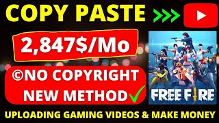 Re-Upload Gaming Videos On YouTube | Earn🤑$2500 From Copy Paste YouTube | Copy Paste Work