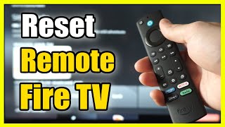 How to Reset Amazon Fire TV Remote & Fix Problems (Easy Method)