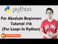 For Loops In Python | Python Tutorials For Absolute Beginners In Hindi #16