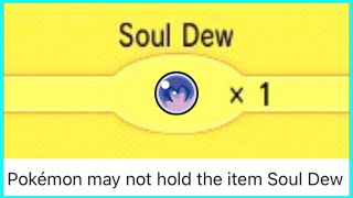 Soul Dew: Pokémon’s Banned Item