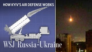 Watch How Ukraine’s Air Defense Systems Intercept Russian Strikes | WSJ