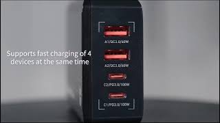 LDNIO A4809C Full Protocol Quick Charge 100W чёрный