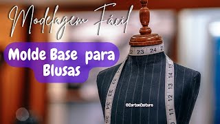 DIY - Molde Base para Blusas e Vestidos