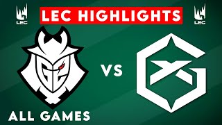 G2 vs GX Highlights ALL GAMES | LEC 2025 Winter Playoffs | G2 Esports vs GIANTX by Onivia