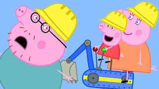 Peppa Pig Goes to Digger World! Parents' Day | Peppa Pig Official Family Kids Cartoon