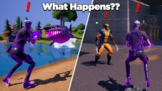 What Happens When Boss Shadow Midas Fights Boss Wolverine & A Loot Shark? - Fortnite Experiments