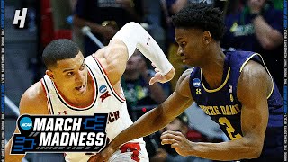 Notre Dame vs Texas Tech - Game Highlights | 2nd Round | March 20, 2022 March Madness