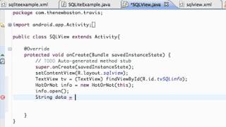 Android Application Development Tutorial - 119 - Setting up method to Read SQLite