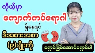 ကိုယ့်မှာကျောက်ကပ်ရောဂါရှိနေပြီဆိုရင် ရှောင်သင့်တဲ့အစားအစာ(၉)မျိုး