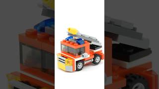 レゴで組み立てたかっこいい消防車 #shorts #lego #fireengine #レゴらじお