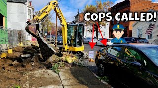 DRAMA Ripping out City sidewalks