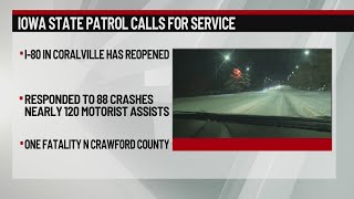 Portion of I-80 reopens following 9 hour closure
